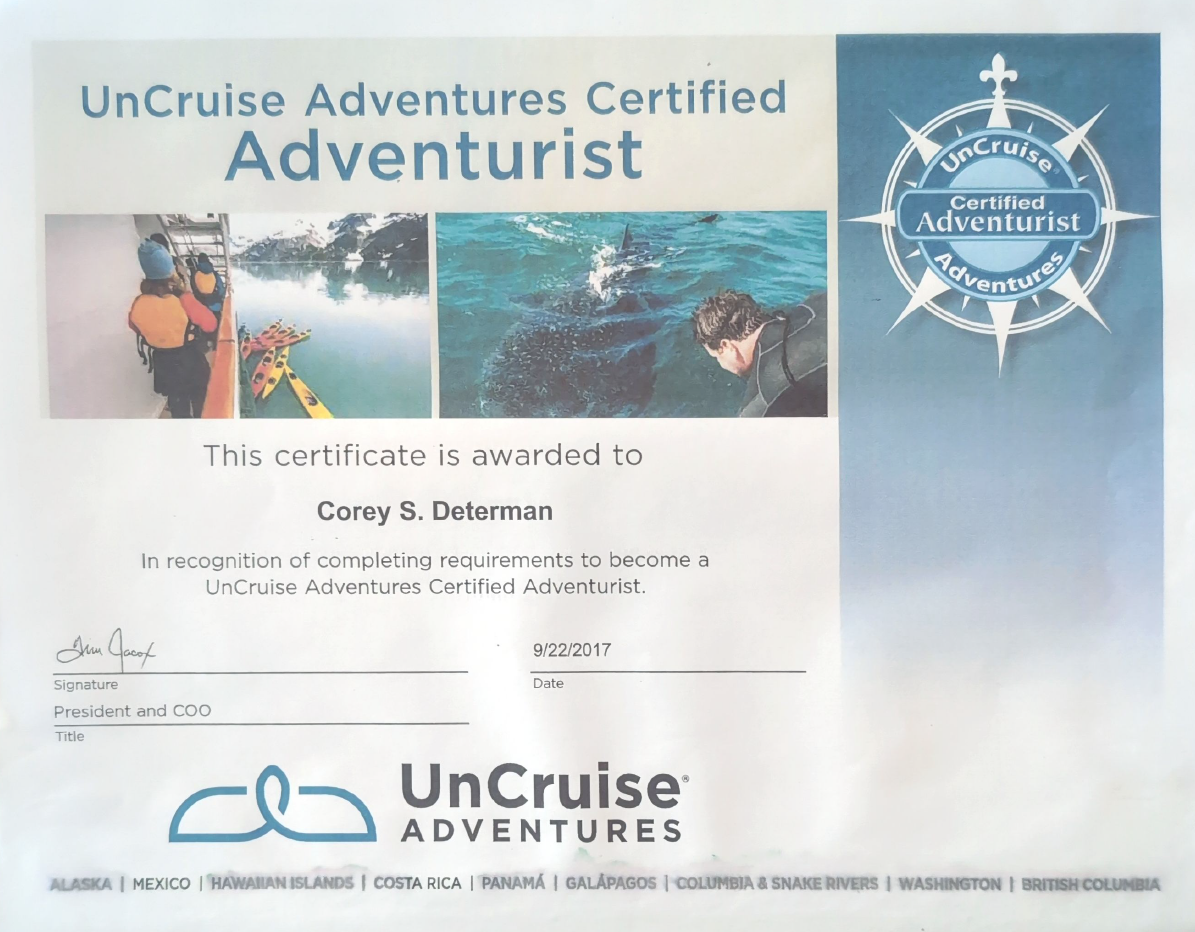 Uncruise Specialist