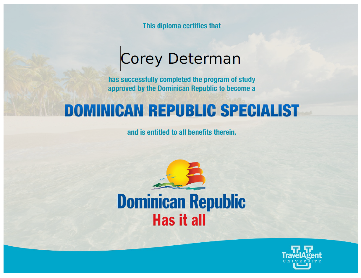 Dominican Republic Specialist Travel Agent